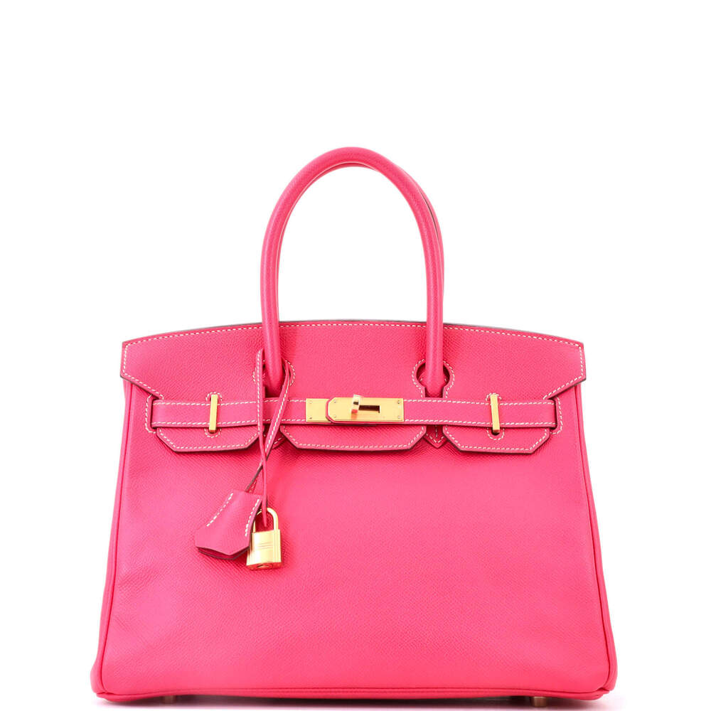 Hermes Birkin 30 Pink Epsom with Gold Hardware